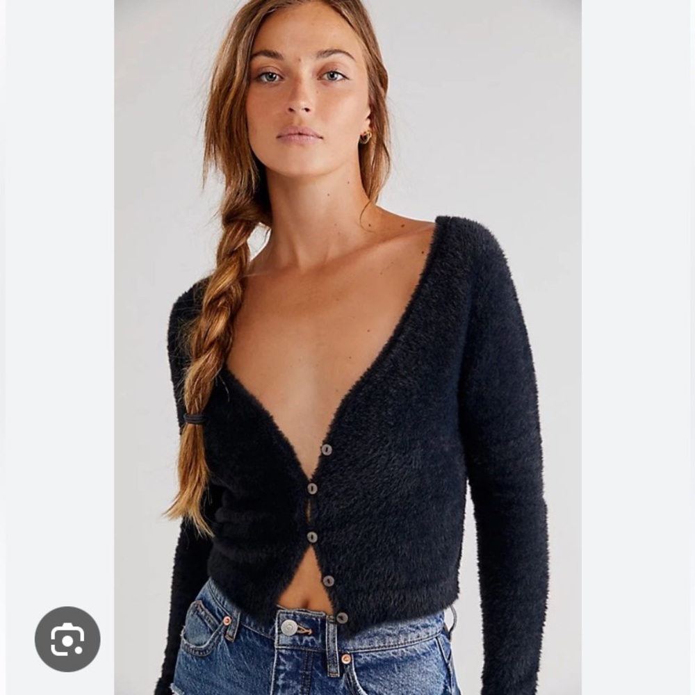 Feee People Cloud Cardi Small Black